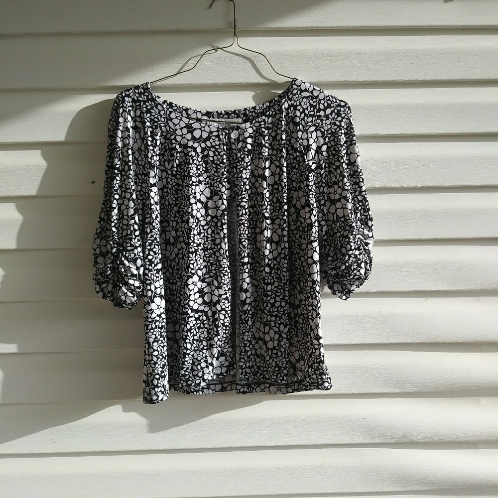 Black and White Cardigan